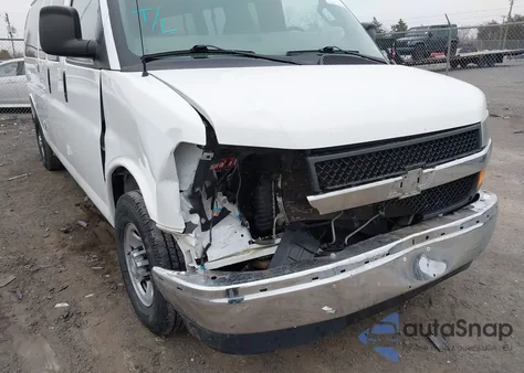 2020 Chevrolet Express Passenger Rwd 3500 Extended Wheelbase Lt из США, поврежденный, VIN 1GAZGPFG5L1159202